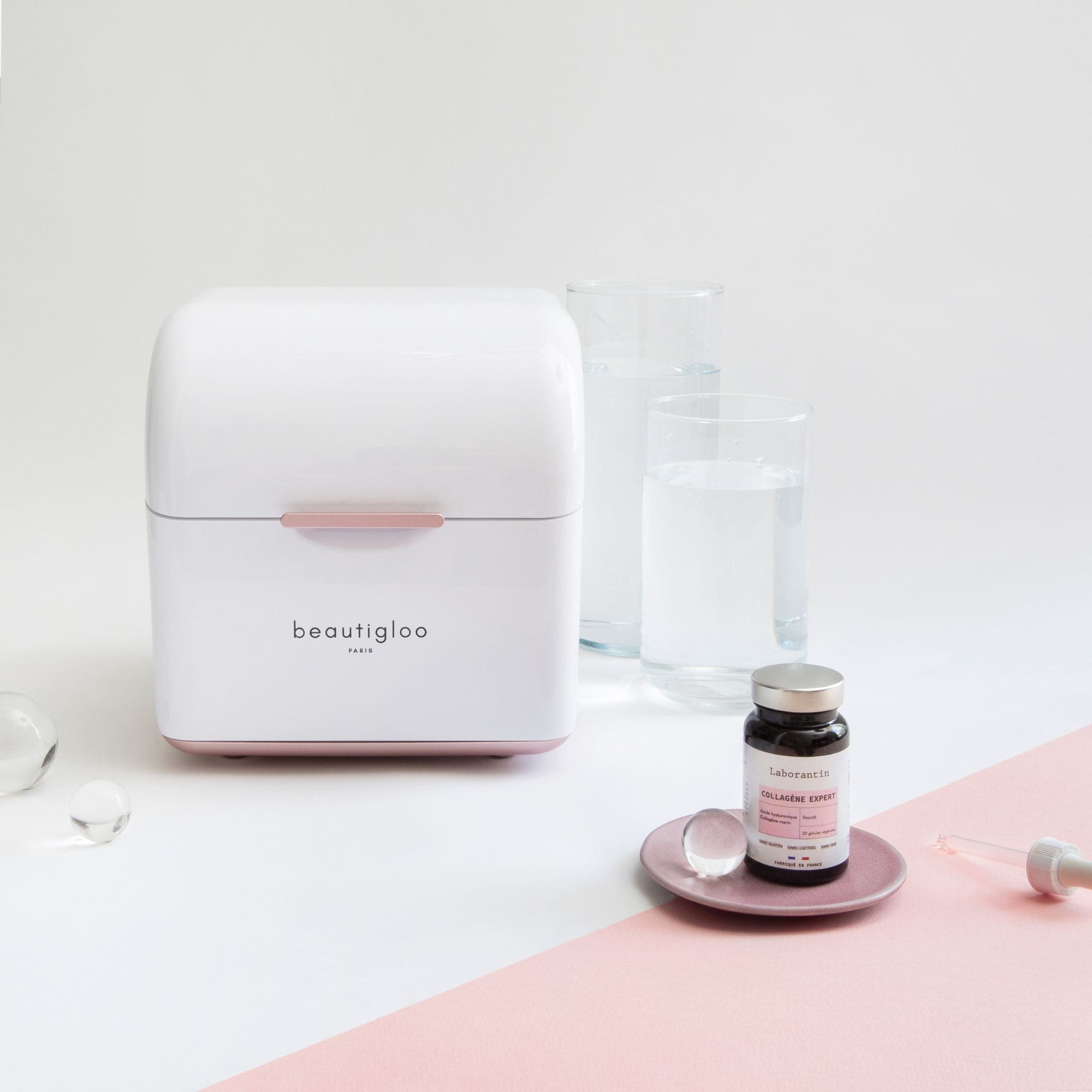 PACK ANTI-ÂGE : Coffret Beauté Réfrigéré LITE et Collagène Expert - Beautigloo