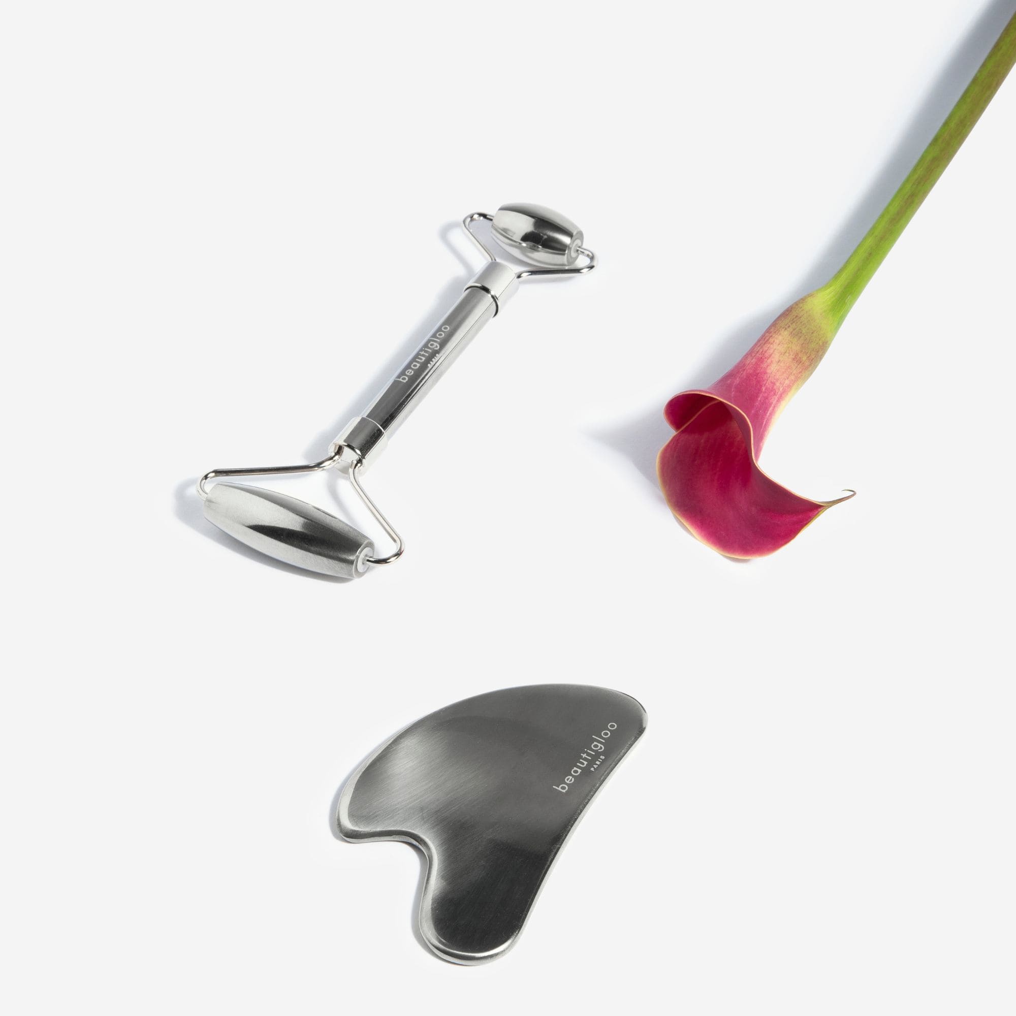 PACK GLOW : Duo Roller et Gua Sha et Collagène Expert - Beautigloo